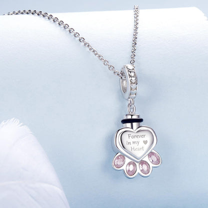 Pet Memorial Urn Ashes Pendant Charm