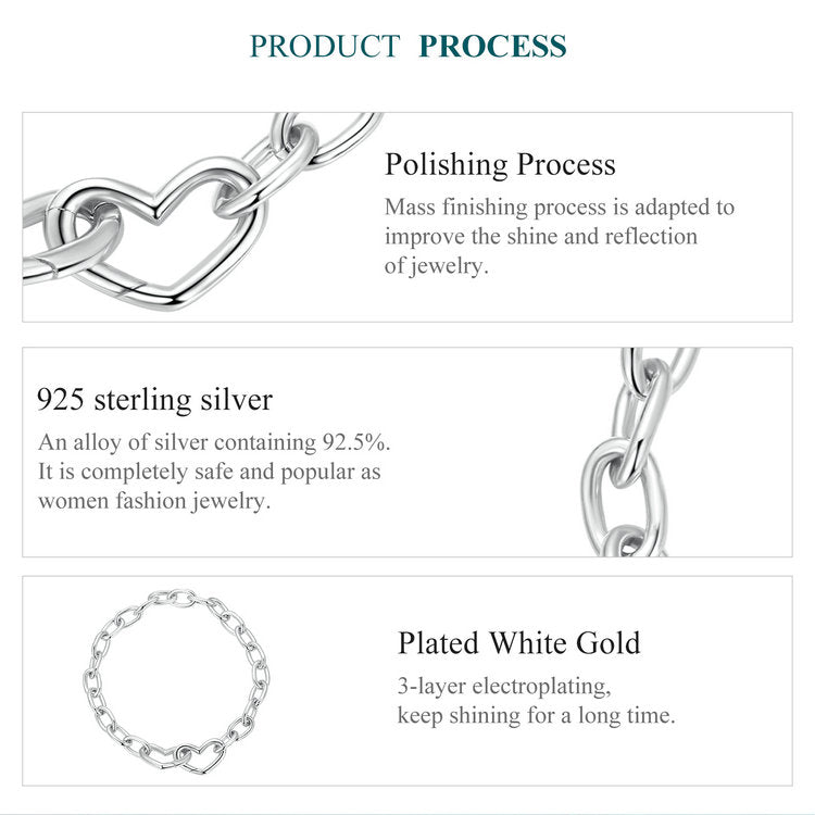 Interlocking Twin Hearts Bracelet