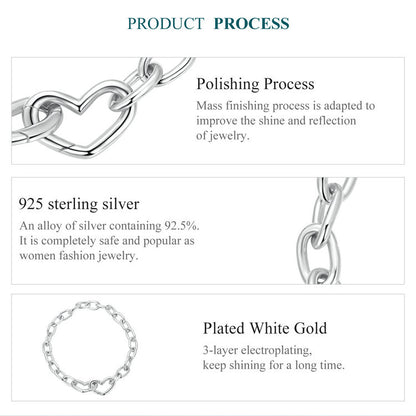 Interlocking Twin Hearts Bracelet