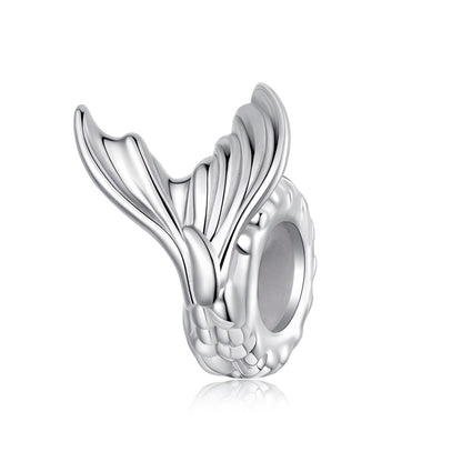 Mermaid Tail Silicone Spacer Beads Charm