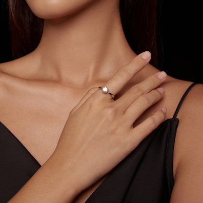 Dazzling Moissanite Ring