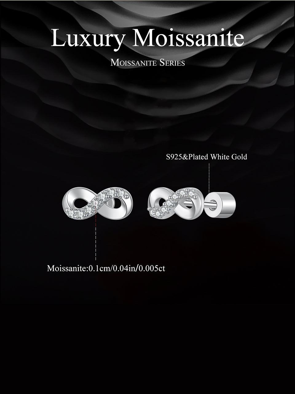 Eternal Style Moissanite Studs