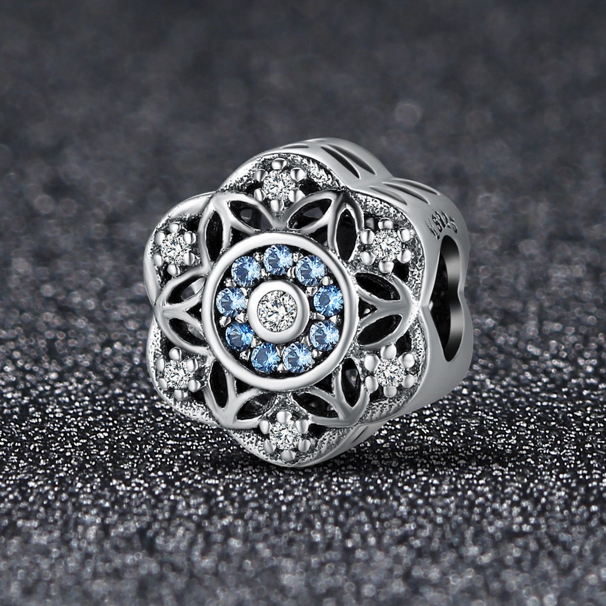 Romantic Snowflakes Charm