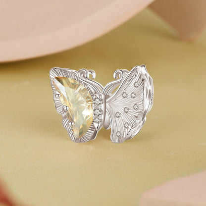 Ginkgo Butterfly Charm,