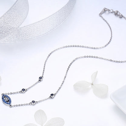 Mystical Eye Sterling Silver Necklace