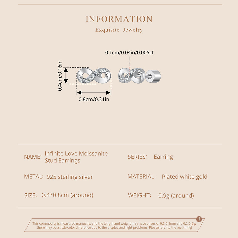 Eternal Style Moissanite Studs