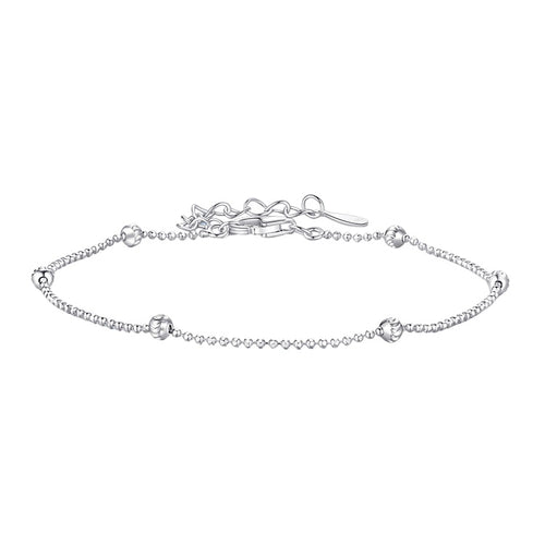 Floral Beaded Chain Bracelet