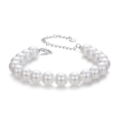 8mm Mother-of-Pearl Bead Bracelet