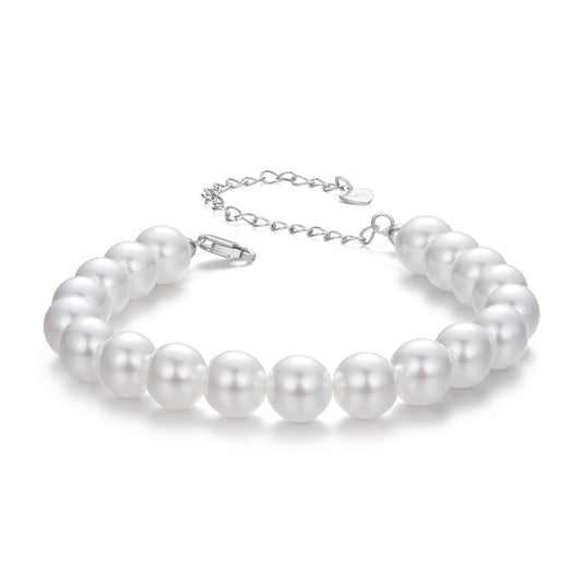 8mm Mother-of-Pearl Bead Bracelet