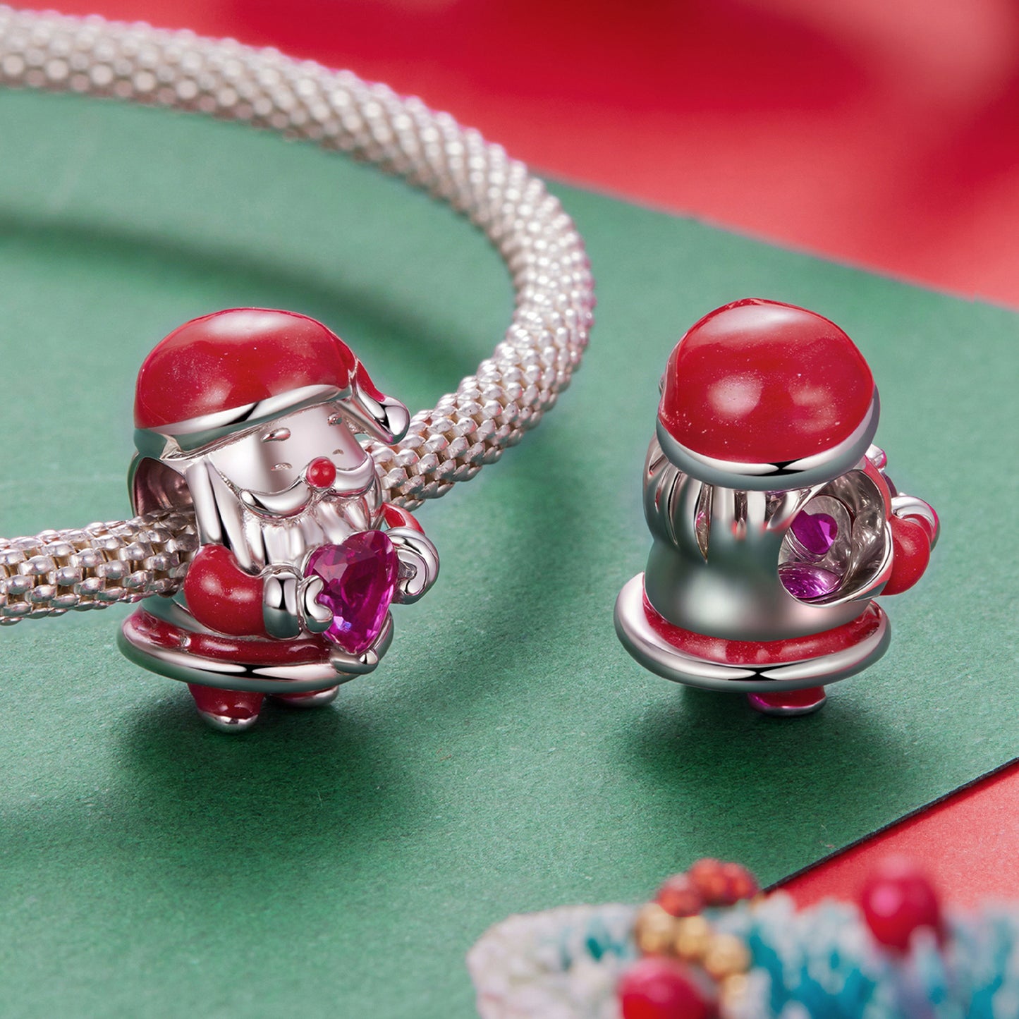 Santa Claus Beads Charm