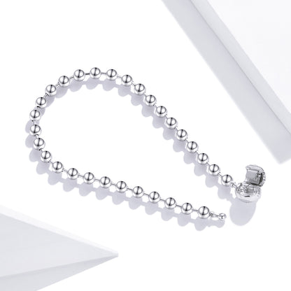 Sterling Silver Beaded Bracelet