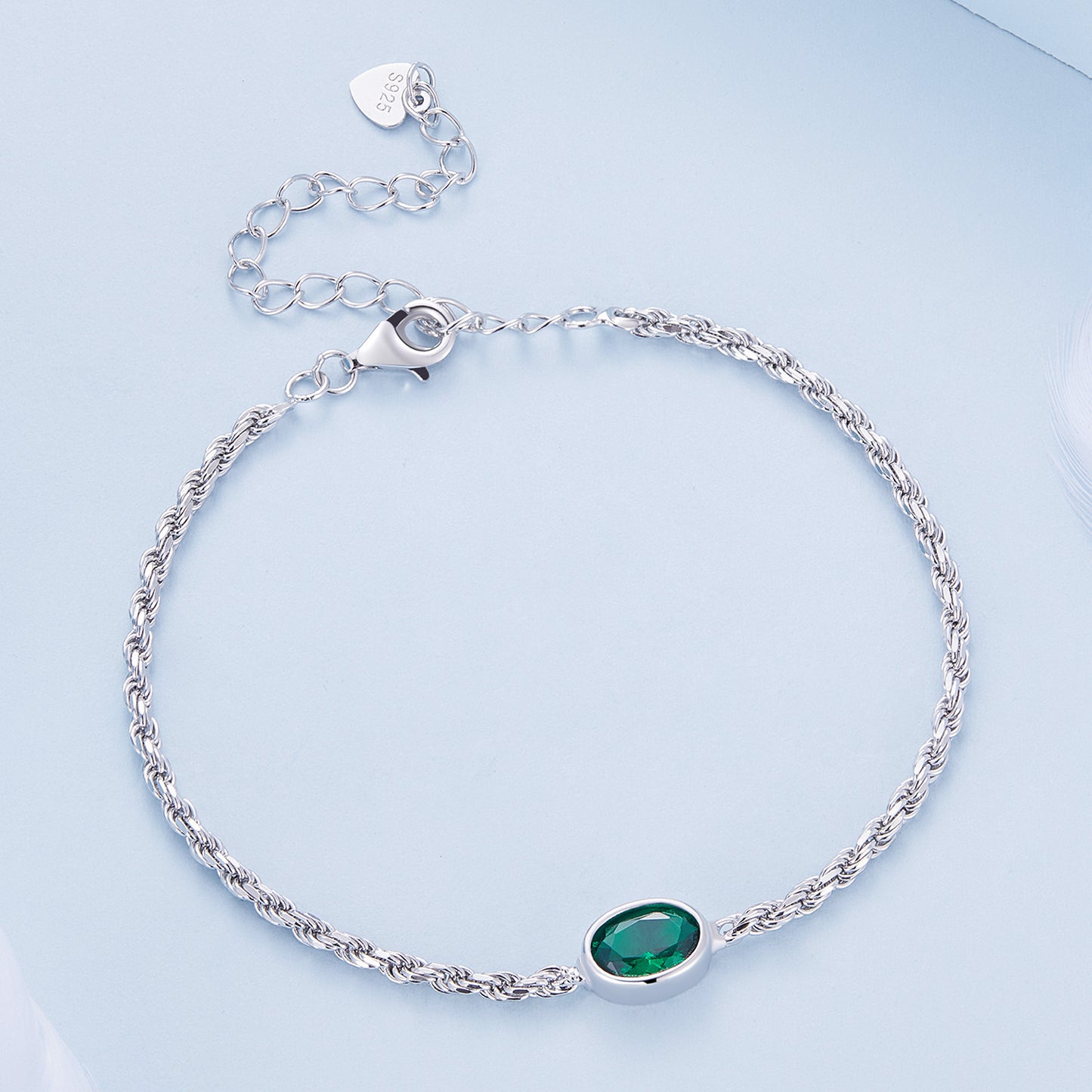 Luxury Green Zircon Choker Bracelet