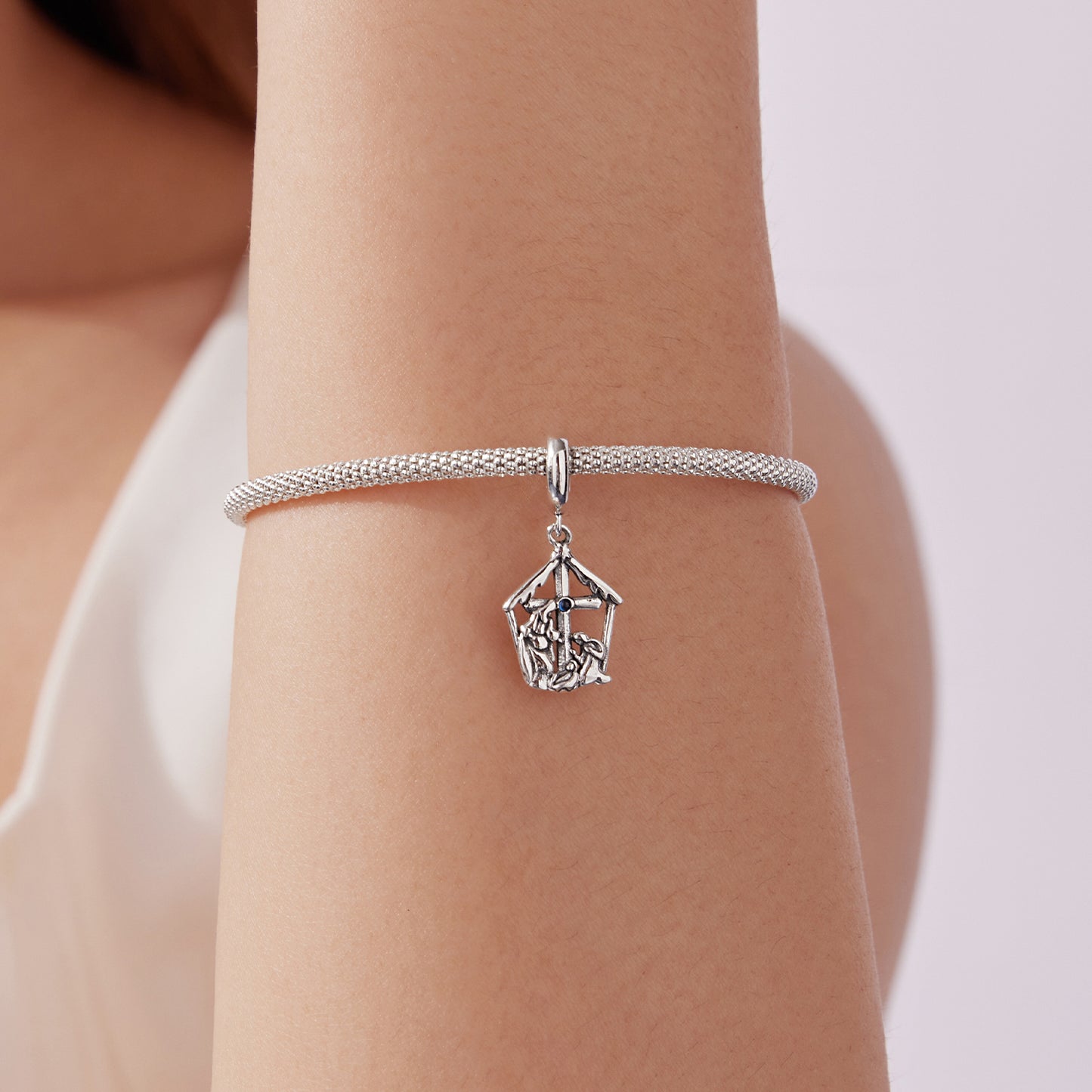 Nativity of Jesus Pendant Charm