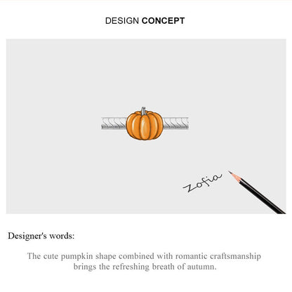 Golden Pumpkin Charm