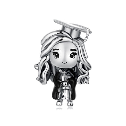 Girl Graduation Charm