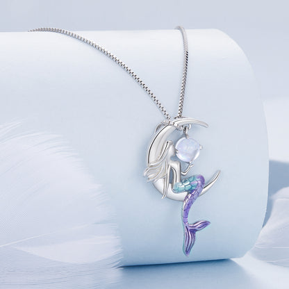 Mermaid Tail Pendant Necklace