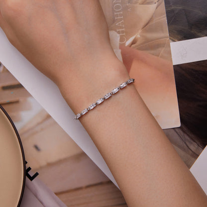 Chain Link Zircon Bracelet