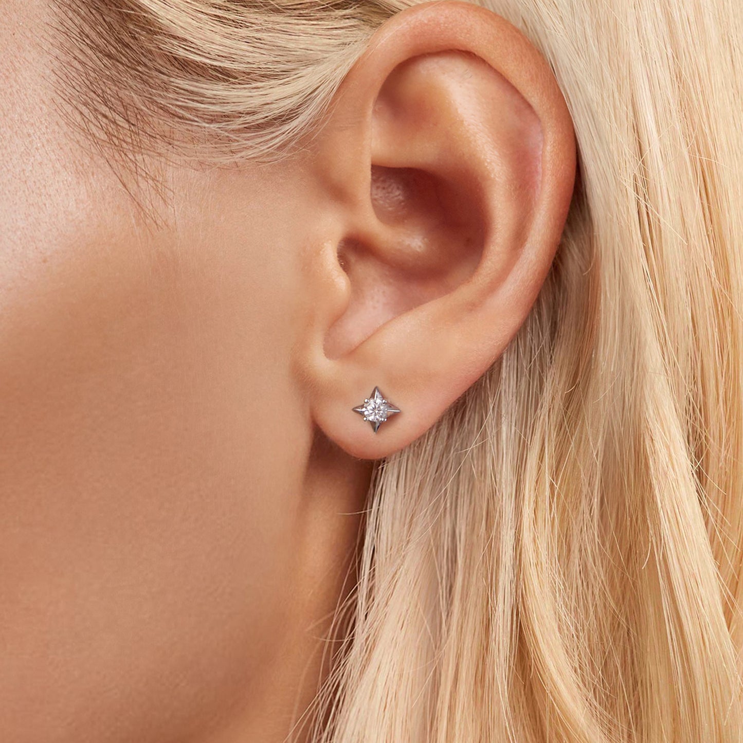 Starry Shine Moissanite Studs