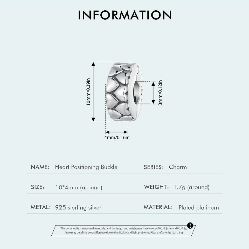 Heart Positioning Buckle Charm
