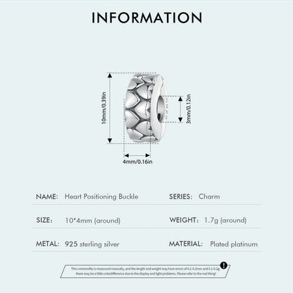 Heart Positioning Buckle Charm