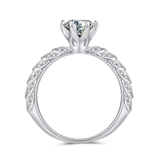 1 Carat Moissanite Ring