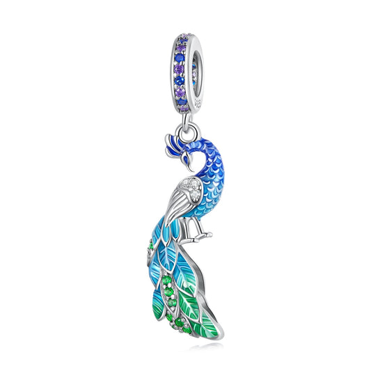 Peacock Pendant Charm