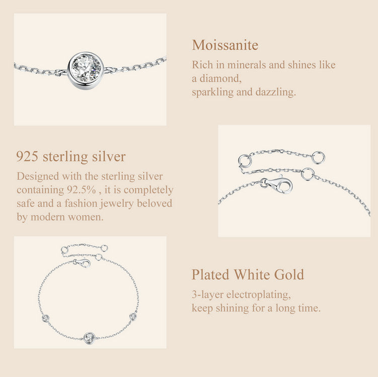 Constellation Moissanite Bracelet