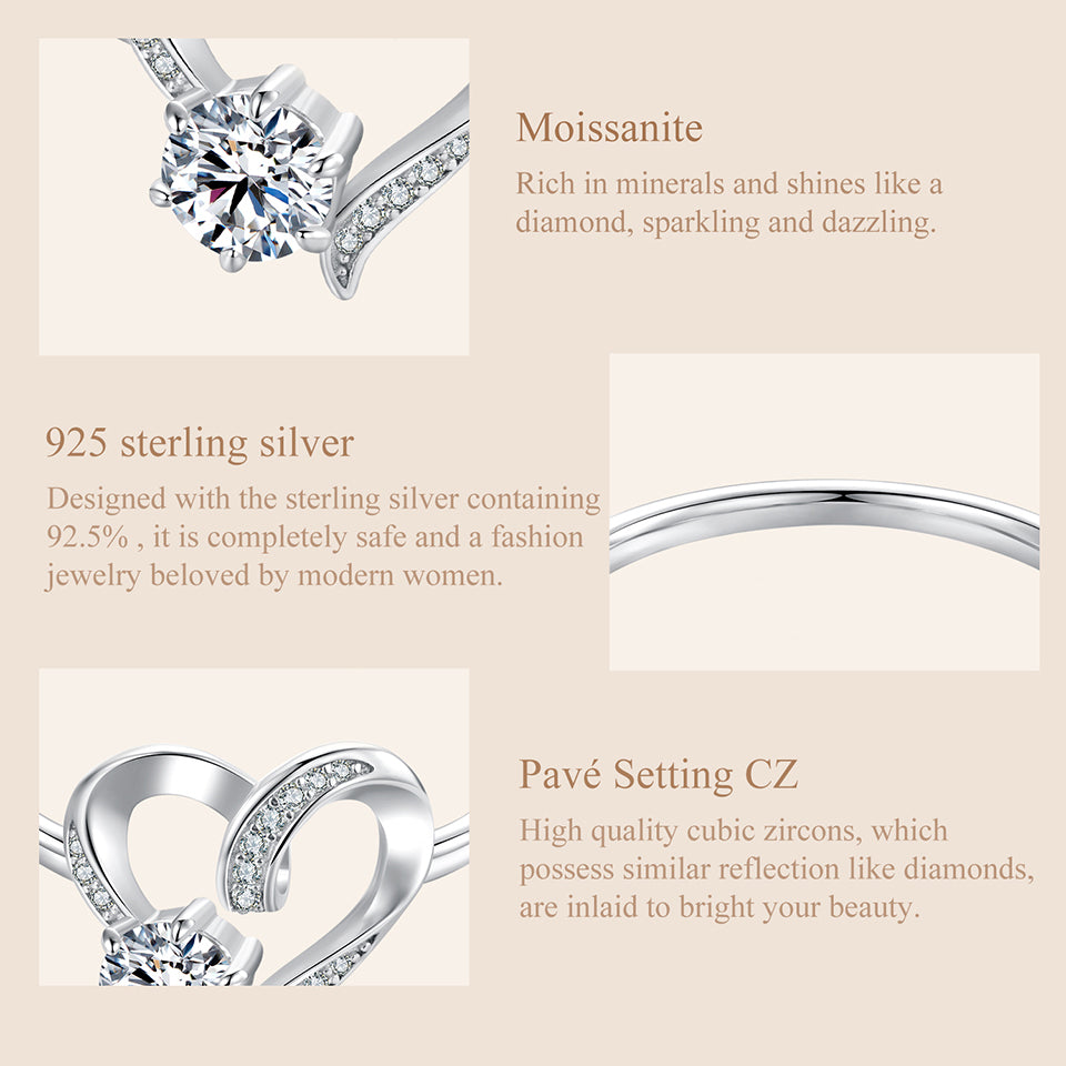 Eternal Love Moissanite Ring