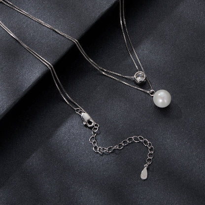 0.5 Carat Double-Layer Moissanite Necklace