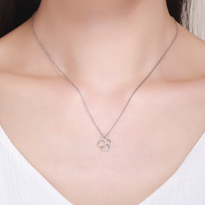 Cat Sterling Silver Necklace