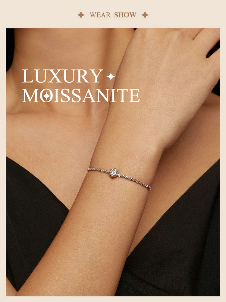 1ct Moissanite Bracelet