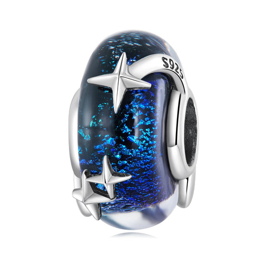 Starry Glass Bead Charm