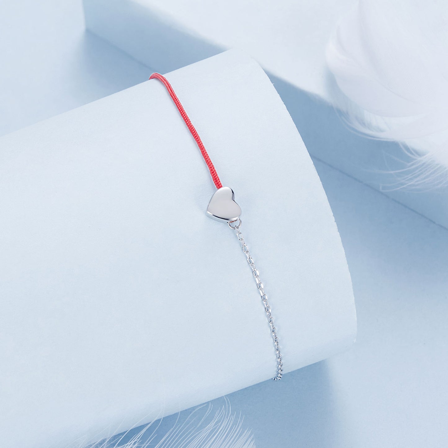 Red Thread Heart Bracelet