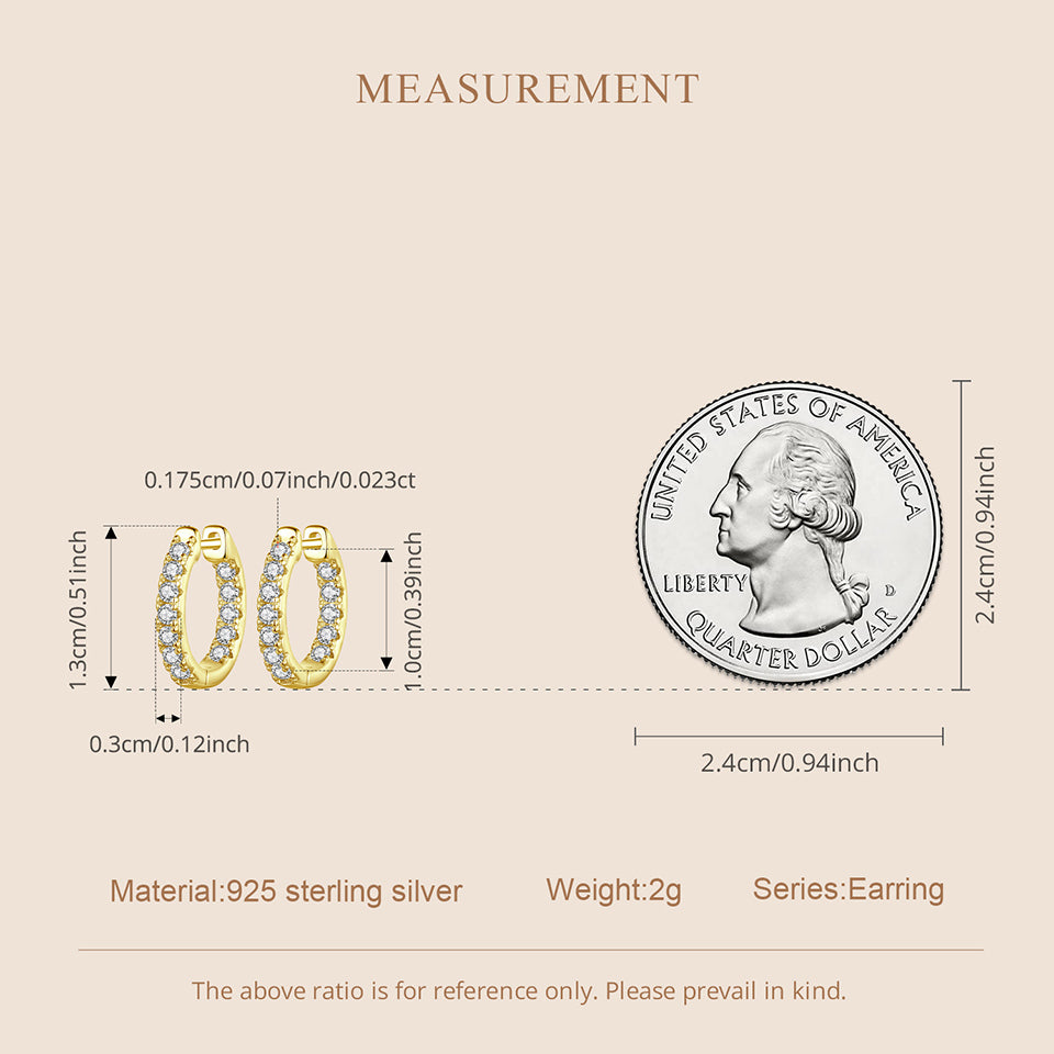 Glimmering Moissanite Ear Climbers