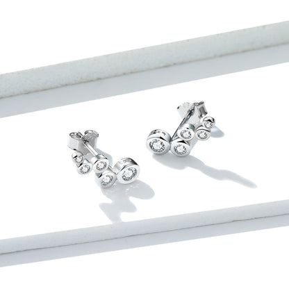 Elegant Sparkle Stud Earrings
