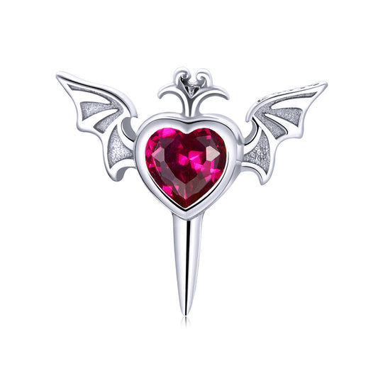 Winged Heart Earrings