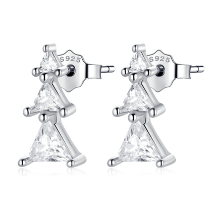Elegant Christmas Tree Earrings