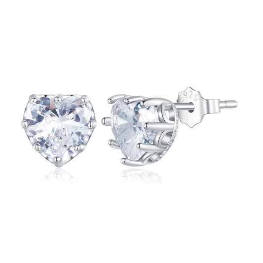 April Birthstone Stud Earrings