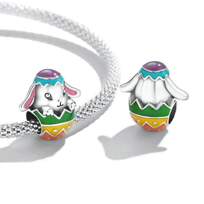 Rabbit Easter Egg Charm