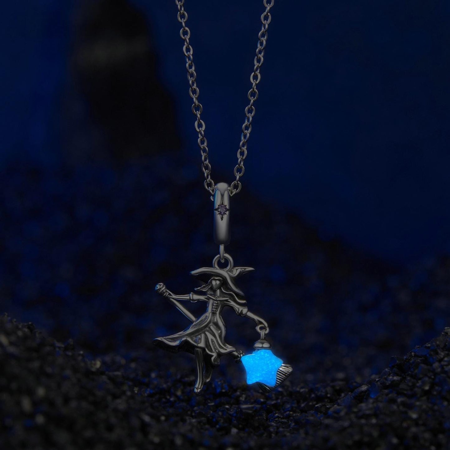 Luminous Elf Witch Pendant Charm