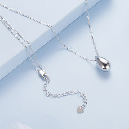 Metallic Teardrop Necklace