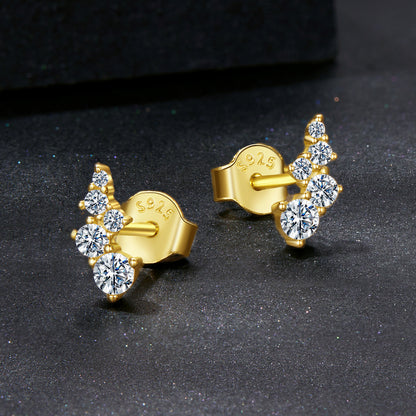 Bubble Moissanite Studs