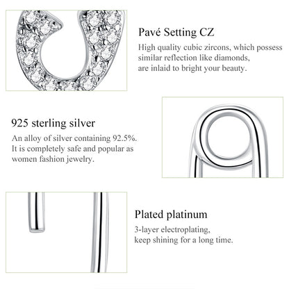 Love Pin Stud Earrings
