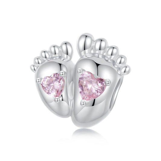 Love Footprint Charm