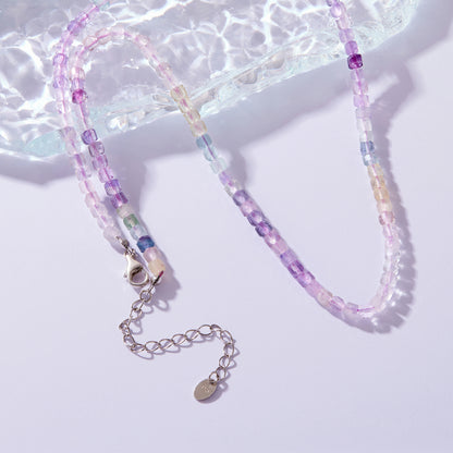 Fluorite Crystal Necklace