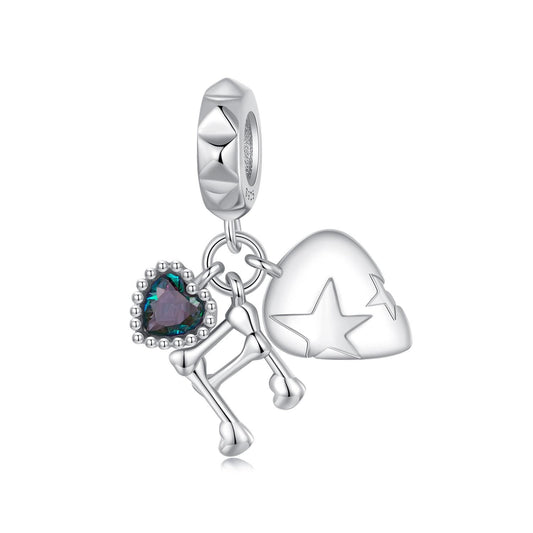 Rock Music Pendant Charm