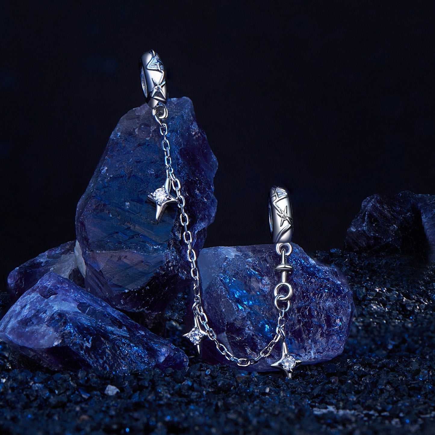 Star Safety Chain Charm