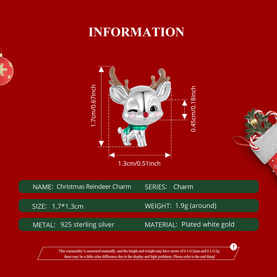 Christmas Reindeer Beads Charm
