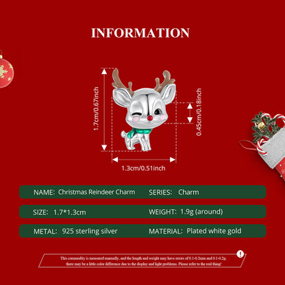 Christmas Reindeer Beads Charm