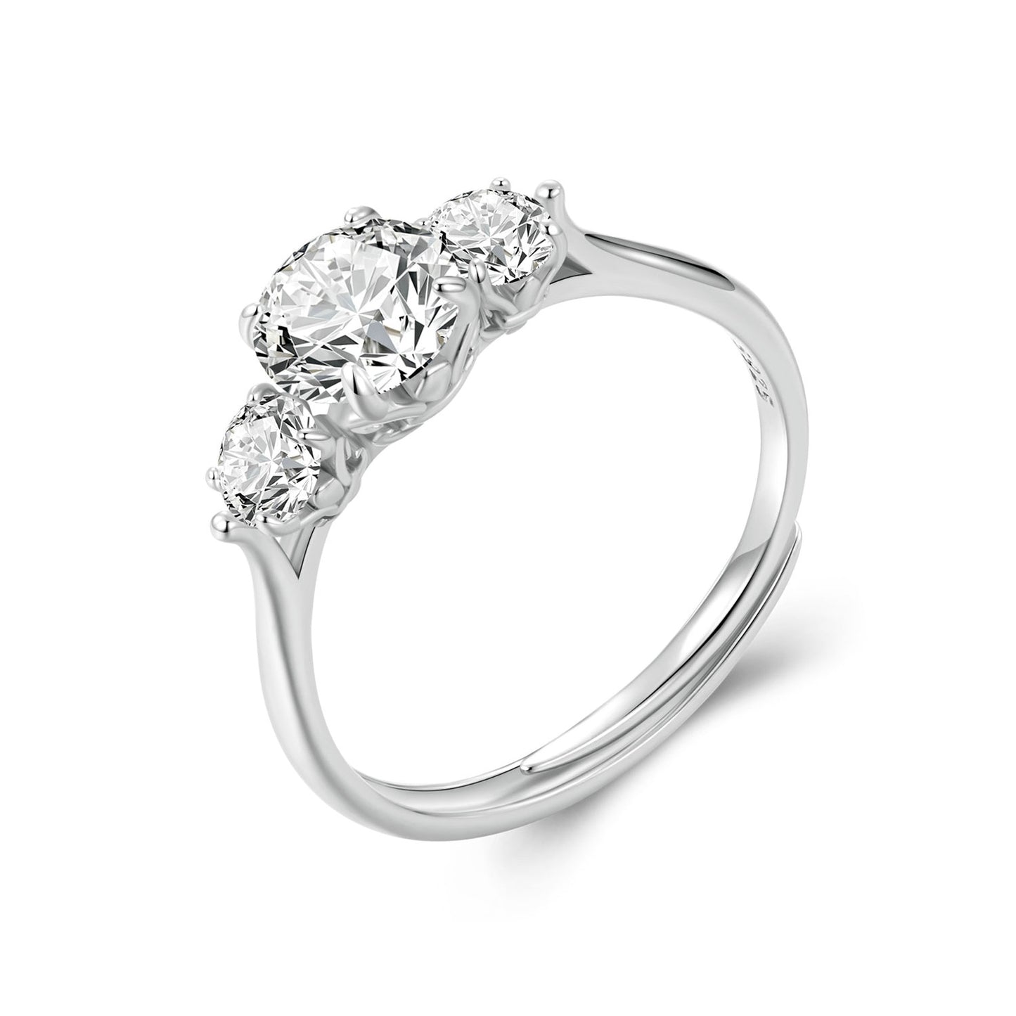 Romantic 1 Carat Moissanite Ring